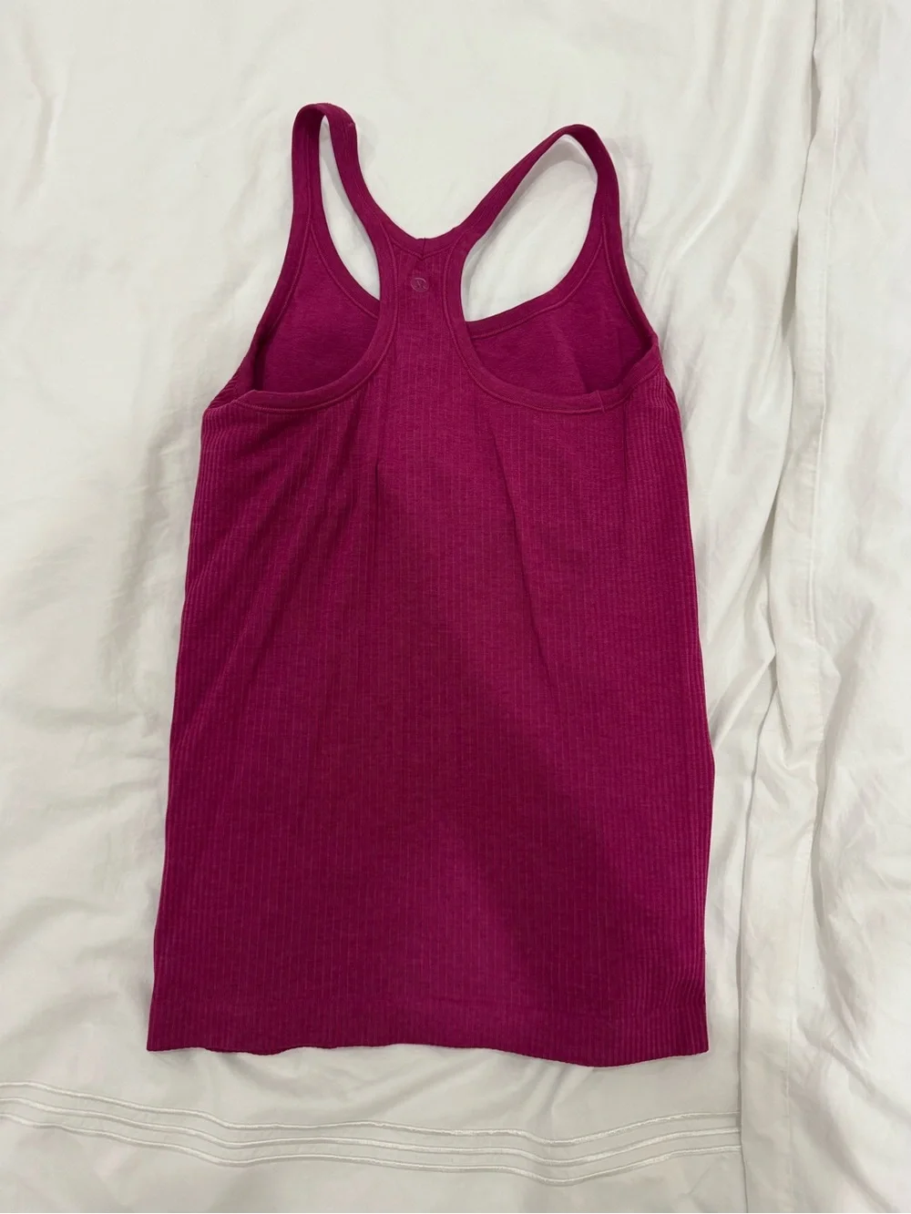 lululemon athletica Magenta Ribbed Racerback Tank
